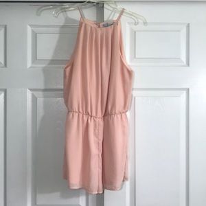 Cecico Pink Open Back Romper S